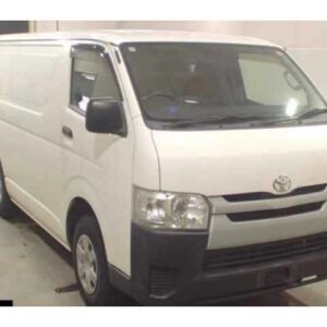 2015 Toyota Hiace Van white diesel used car Japan export
