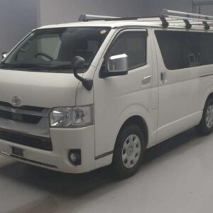 2021 Toyota Hiace Van white diesel used car Japan export