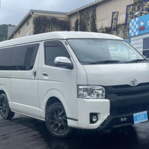 2009 Toyota Hiace Van white gasoline used car Japan export