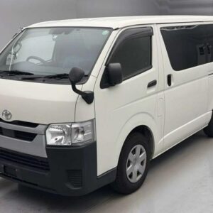 2021 Toyota Hiace Van white diesel used car Japan export