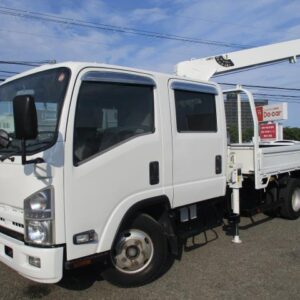 2013 Isuzu Elf Truck white diesel used car Japan export
