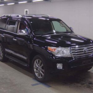 2015 Toyota Land Cruiser black gasoline used car Japan export