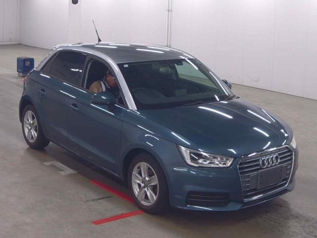 Ref:AUX-24979377 AUDI A1 SPORTBACK 2017 1 2017 Audi A1 Sportback blue gasoline used car Japan export