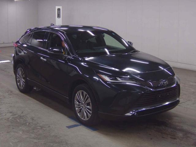 Ref:AUX-24979452 TOYOTA HARRIER 2022 1 2022 Toyota Harrier black gasoline used car Japan export