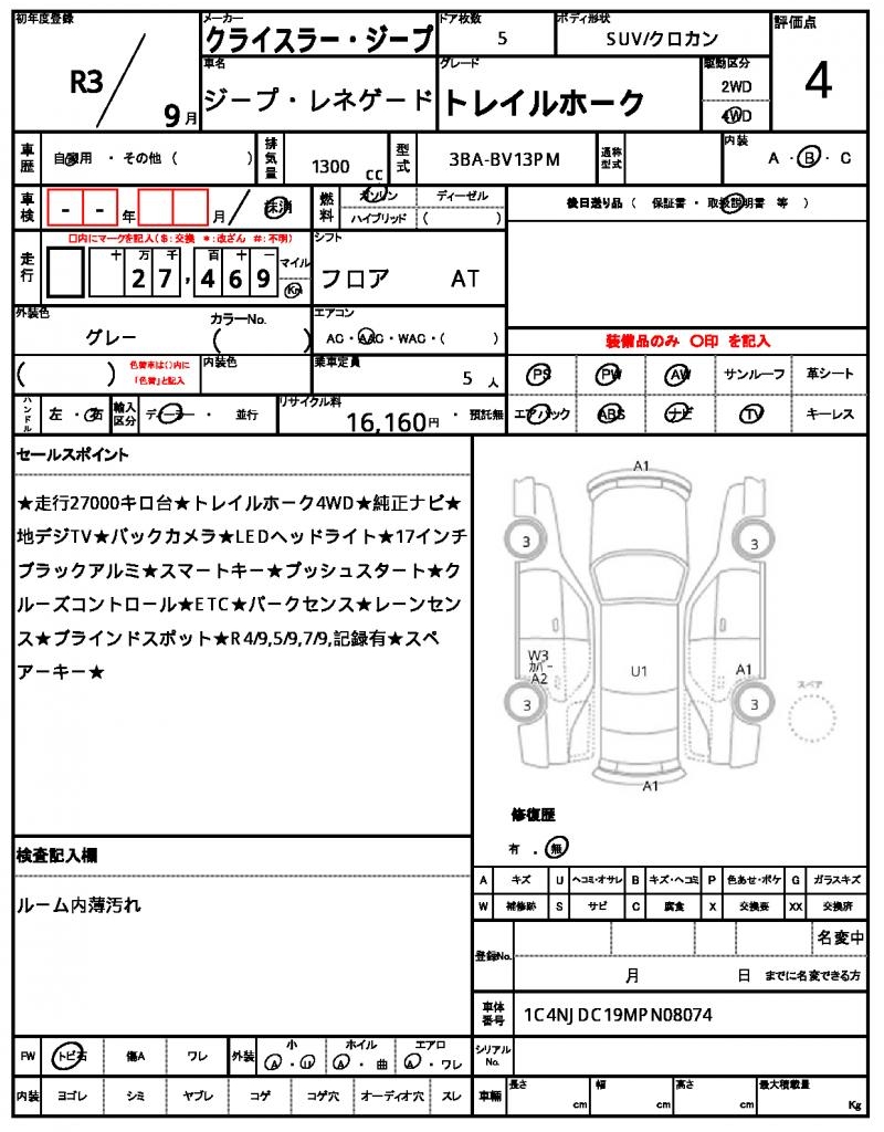 Ref:AUX-24979555 CHRYSLER JEEP JEEP RENEGADE 2021 7 Ref:AUX-24979555 CHRYSLER JEEP JEEP RENEGADE 2021 - Image 7