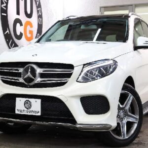 2017 Mercedes Benz Gle white diesel used car Japan export