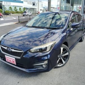 2017 Subaru Impreza G4 blue gasoline used car Japan export