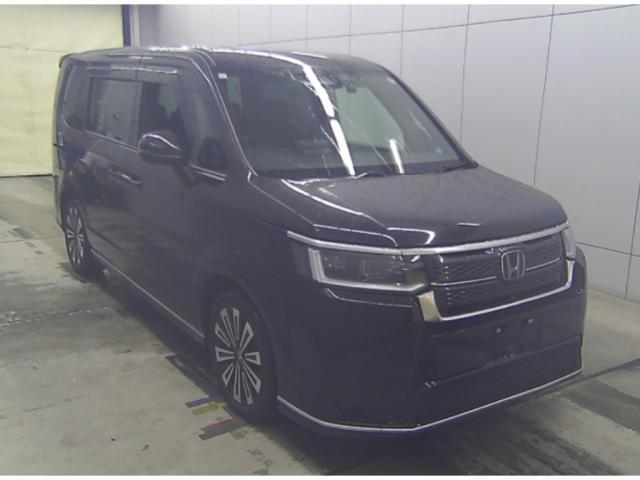 Ref:AUX-24989517 HONDA STEPWAGON 2023 1 2023 Honda Stepwagon black gasoline used car Japan export