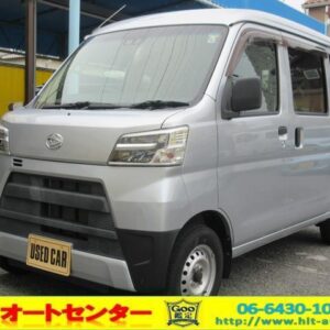 2021 Daihatsu Hijet Cargo silver gasoline used car Japan export