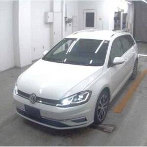 2019 Volkswagen Golf Variant white gasoline used car Japan export
