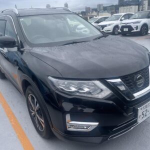2020 Nissan X-Trail black gasoline used car Japan export