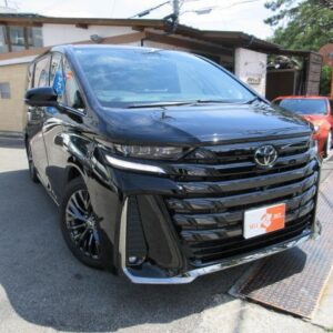 2025 Toyota Vellfire black gasoline used car Japan export
