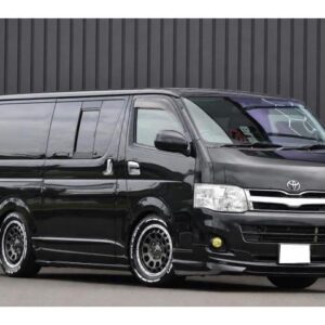 2010 Toyota Hiace Van black diesel used car Japan export