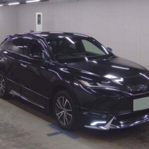 2021 Toyota Harrier Hybrid black gasoline used car Japan export