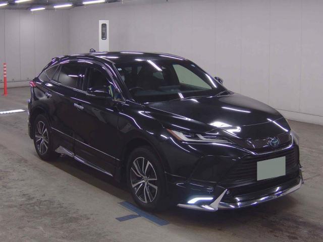 Ref:AUX-24995902 TOYOTA HARRIER HYBRID 2021 1 2021 Toyota Harrier Hybrid black gasoline used car Japan export