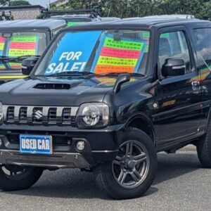 2017 Suzuki Jimny black gasoline used car Japan export