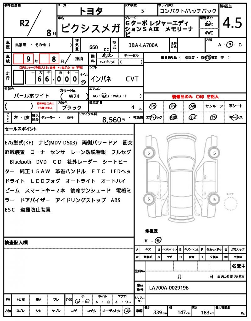 Ref:AUX-24998141 TOYOTA PIXIS MEGA 2020 21 Ref:AUX-24998141 TOYOTA PIXIS MEGA 2020 - Image 21