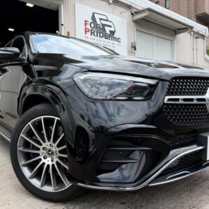 2023 Mercedes Benz Gle black diesel used car Japan export