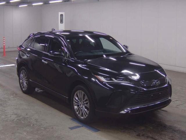 Ref:AUX-25000400 TOYOTA HARRIER 2023 1 2023 Toyota Harrier black gasoline used car Japan export