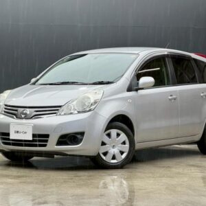 2012 Nissan Note silver gasoline used car Japan export
