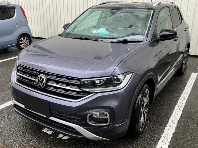 Ref:AUX-25000409 VOLKSWAGEN T-CROSS 2022 1 2022 Volkswagen T-Cross gray gasoline used car Japan export