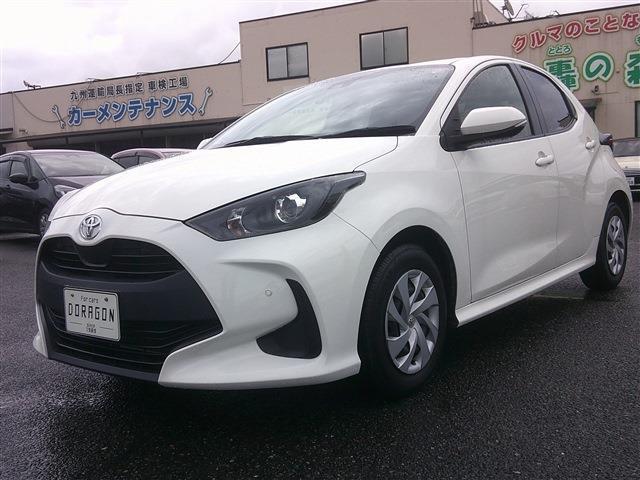 Ref:AUX-25000426 TOYOTA YARIS 2021 1 2021 Toyota Yaris white gasoline used car Japan export