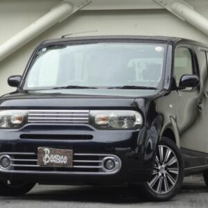 2013 Nissan Cube black gasoline used car Japan export