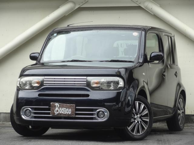 Ref:AUX-25000428 NISSAN CUBE 2013 1 2013 Nissan Cube black gasoline used car Japan export
