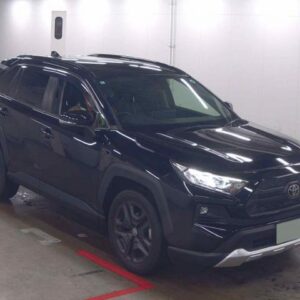 2022 Toyota Rav4 black gasoline used car Japan export