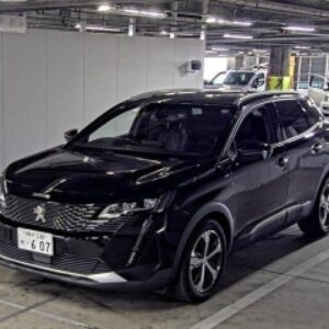 2022 Peugeot 3008 black diesel used car Japan export