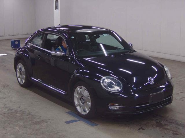 Ref:AUX-25009166 VOLKSWAGEN THE BEETLE 2013 1 2013 Volkswagen The Beetle black gasoline used car Japan export