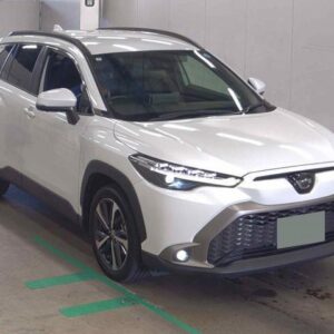 2023 Toyota Corolla Cross pearl gasoline used car Japan export