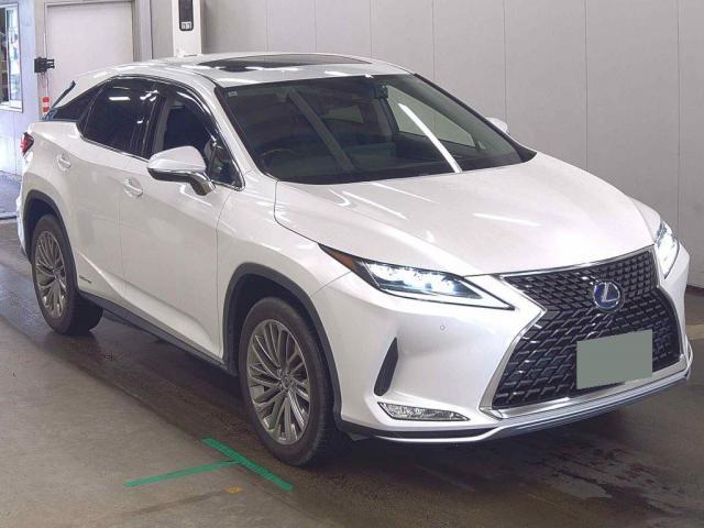 Ref:AUX-25009355 LEXUS RX 2021 1 2021 Lexus Rx pearl gasoline used car Japan export