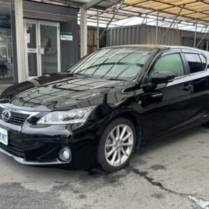 2013 Lexus Ct black hybrid used car Japan export