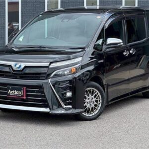 2019 Toyota Voxy black gasoline used car Japan export