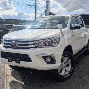 2018 Toyota Hilux white diesel used car Japan export