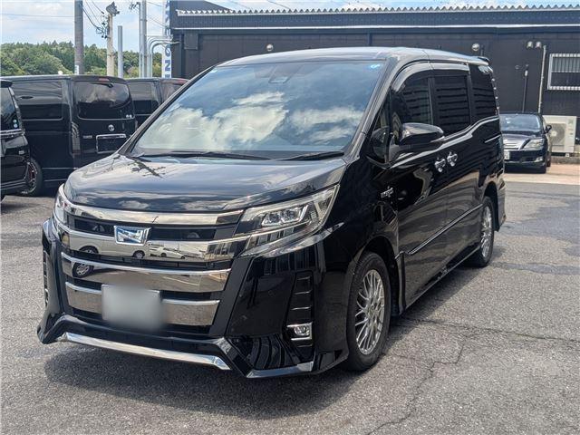 Ref:AUX-25015644 TOYOTA NOAH 2020 1 2020 Toyota Noah black hybrid used car Japan export