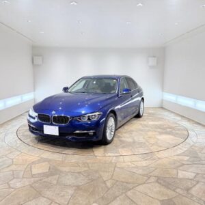 2017 Bmw 3 Series blue gasoline used car Japan export