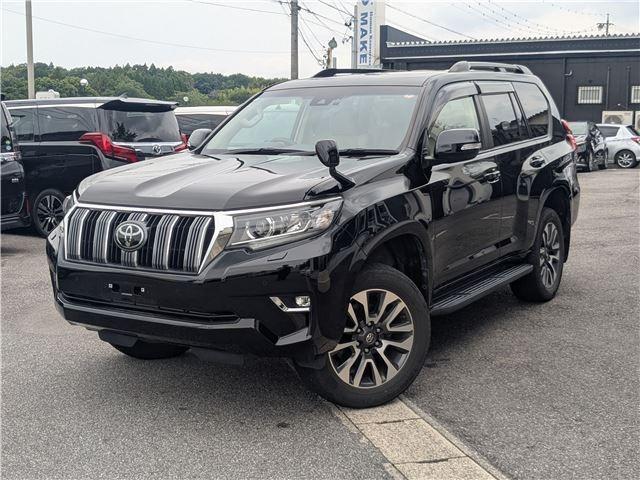Ref:AUX-25015652 TOYOTA LAND CRUISER PRADO 2022 1 2022 Toyota Land Cruiser Prado black gasoline used car Japan export