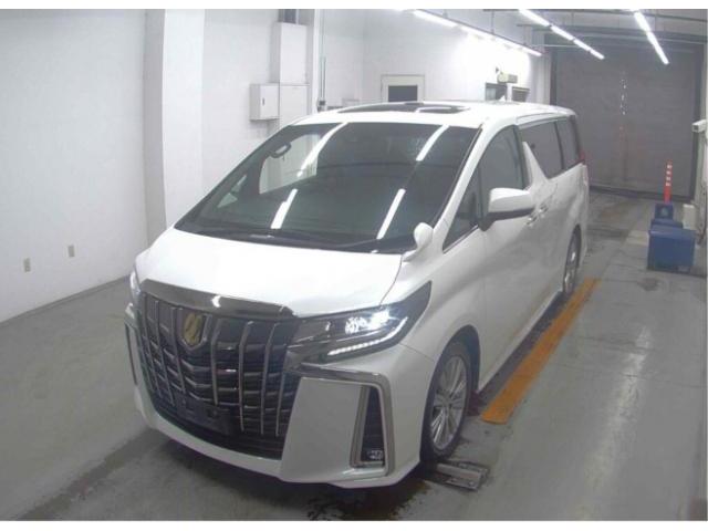 Ref:AUX-25015769 TOYOTA ALPHARD 2021 1 2021 Toyota Alphard pearl gasoline used car Japan export