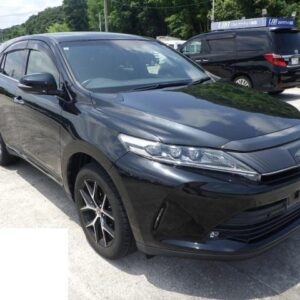 2020 Toyota Harrier black gasoline used car Japan export