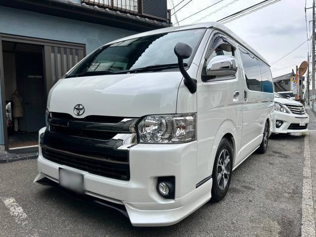 Ref:AUX-25020114 TOYOTA HIACE VAN 2019 1 2019 Toyota Hiace Van pearl gasoline used car Japan export