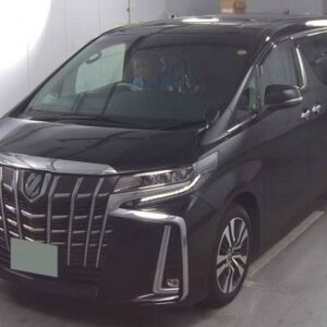 2022 Toyota Alphard black gasoline used car Japan export