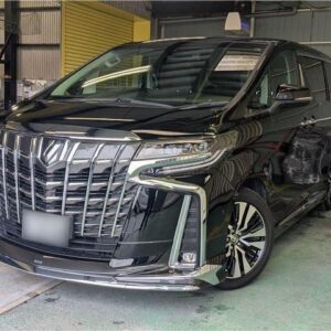 2020 Toyota Alphard black gasoline used car Japan export