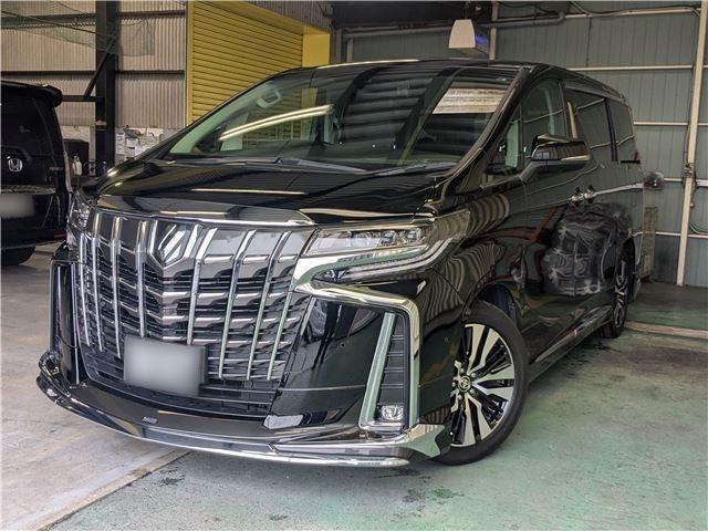 Ref:AUX-25020339 TOYOTA ALPHARD 2020 1 2020 Toyota Alphard black gasoline used car Japan export