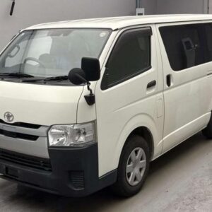 2020 Toyota Hiace Van white gasoline used car Japan export