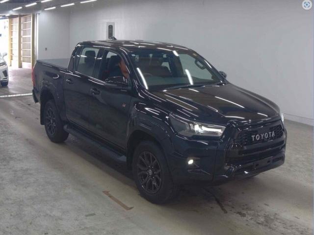 Ref:AUX-25020496 TOYOTA HILUX 2023 1 2023 Toyota Hilux black diesel used car Japan export