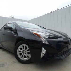 2018 Toyota Prius black gasoline used car Japan export