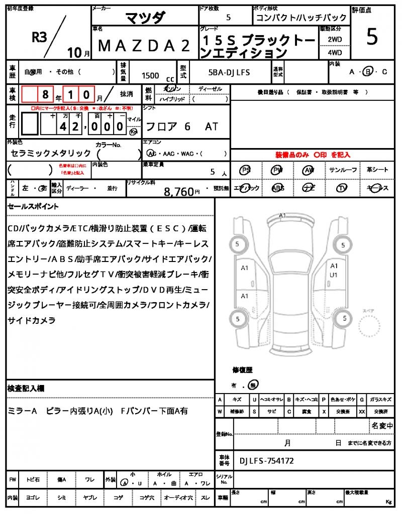 Ref:AUX-25036402 MAZDA MAZDA2 2021 19 Ref:AUX-25036402 MAZDA MAZDA2 2021 - Image 19