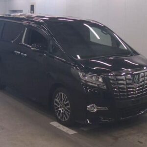 2017 Toyota Alphard black gasoline used car Japan export